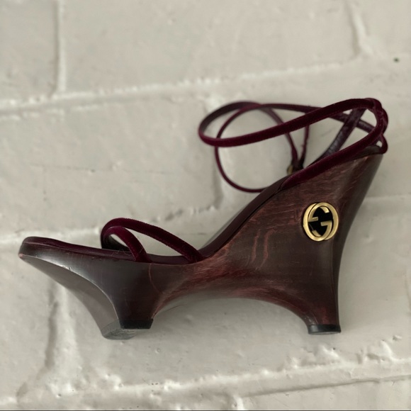 Gucci Platform Sandals sz 7 - Picture 4 of 5